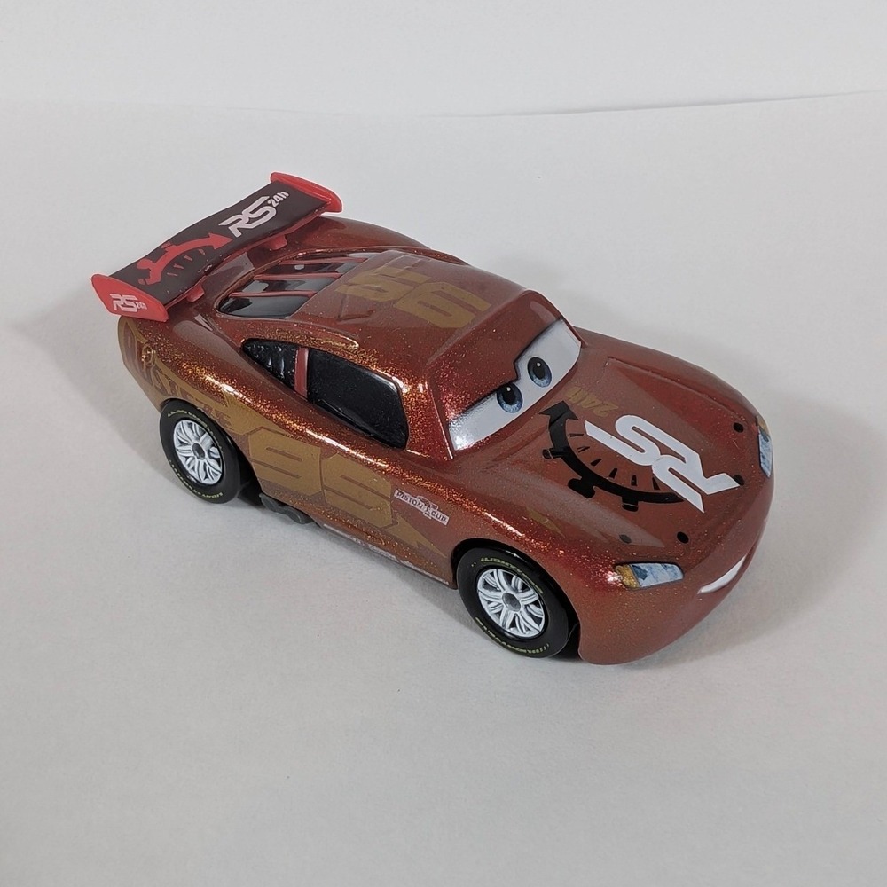 Disney Pixar Cars Lightning McQueen RS 24h Diecast Metallic Copper Red 95 Car